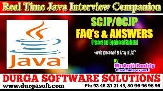 Java Interview Companion||Java || How do you convert an Array to List?