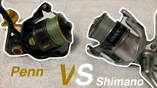PENN SLAMMER III 4500 против SHIMANO STRADIC 4000!! После трех лет использования, какая из них лу...