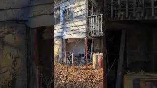 old rundown trashed house