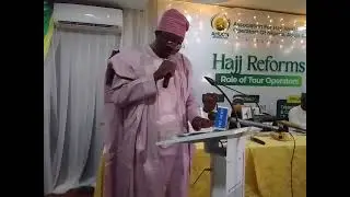 The AHUON National President speech at Abuja Zone : Hajj Reform meeting