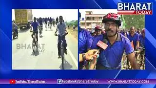 SPF Motivational Cycle Rally Reaches To Renigunta | Ake Ravi Krishna | Bharattoday