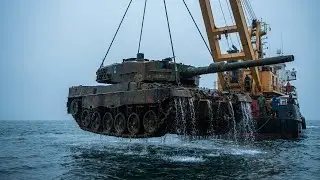 ABANDONED LEOPARD 2A4 TANK FOUND AT THE BOTTOM OF THE OCEAN