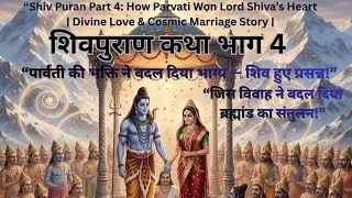शिवपुराण की अमृत कथा Part 4/शिवपुराण:पार्वती का जन्म और शिव-पार्वती विवाह/How Parvati Won Shiv HEART