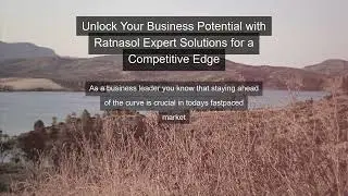 Unlock Your Business Potential with Ratnasol Expert Solutions for a Competitive Edge