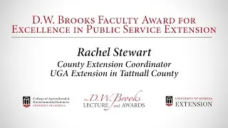 2022 D.W. Brooks Faculty Award for Excellence in Public Service Extension