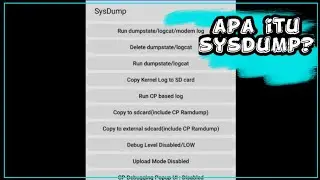 mengenal lebih dalam sysdump pada samsung & rahasia hebat dalam sistemnya