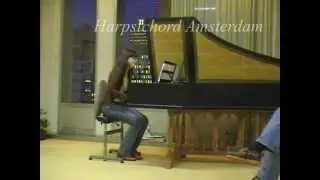 Harpsichord Amsterdam students in The Hague conservatory