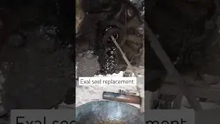 CV joint shaft oil seal replacement quick Excel seal replacement transmission seal replacement #audi