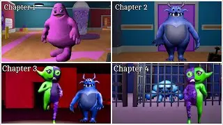 Grimace Monster Scary Survival All Chapters (1, 2, 3,4) - Android Gameplays