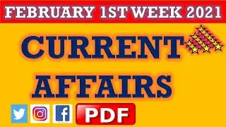 08 FEBRUARY 2021 CURRENT AFFAIRS  PAKISTAN AFFAIRS AND INTERNATIONAL AFFAIRS FEB 2021 WORLD AFFAIRS