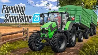 Barley Harvest and Selling With Deutz Fahr With High Price In Fs23 | Farming Simulator 23