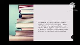 Ideal journey of becoming assistant professor of English literature 📚