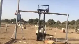 How Rod builds field shelters, part 1 - Easy Horse Care Rescue Centre