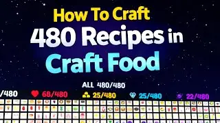 How To Make 480 Recipes in Craft Food Roblox | Unlock All 480 Recipes