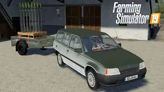 FS19 - Opel Kadett E Caravan - NEW CAR MOD for Farming Simulator 2019 ROLEPLAY