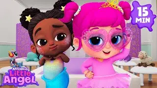 Jill's Fun Fashion Show 👗 | Little Angel | Nursery Rhymes and Kids Songs | Toddler Videos