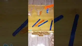 Counting Activity With Popsicle Sticks #shorts #countingactivity #toddlerscountingactivity