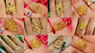 Latest gold ring design 2023//gold finger ring design//gold ring design @Sanchitassimplelife