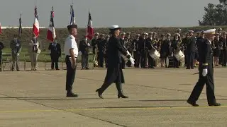 La base a&eacute;rienne d'Evreux d&eacute;sormais command&eacute;e par une femme, la colonelle Le Floch