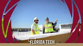 President Nicklow Tours Residence Hall Construction Site