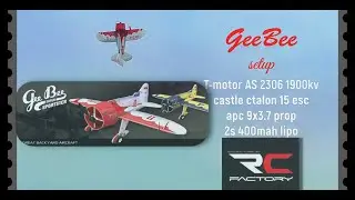 GeeBee RC-FACTORY ! a great fun flyer