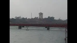 Dhanush Bridge/Pool - Haridwar | धनुष पुल हरिद्वार | Crossing Shiva Dhanush Bridge at Har Ki Pauri |