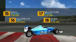 PS1 - Formula One 2001 - Monaco GP (My season pt.7)[4K:60FPS]