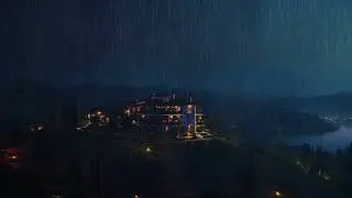 Rainfall in the Hills | Peaceful Villa Retreat (No Music)