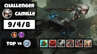 Camille vs Viego KOREAN Challenger TOP (9/4/8) - v11.14