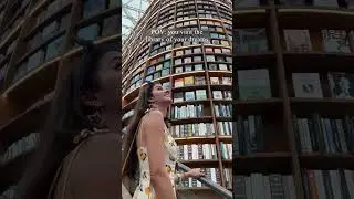 The most gorgeous library you&rsquo;ll ever see #seoul #travelguide #southkorea #library #bucketlist