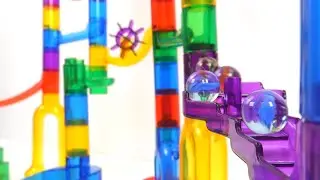 How to Build Marble Run SUPER Set CHALLENGE, Marble Genius