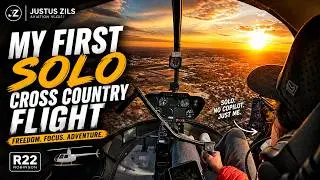 First Solo Cross Country in a Helicopter | Student Pilot Vlog
