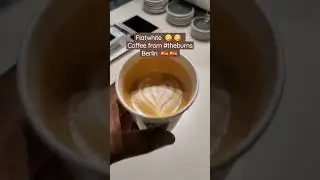 what a flatwhite #coffee #the #theburns #spain 🇪🇸 #short #flatwhite #cortado #dubai #qatar #shorts
