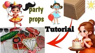 Diy party Props😎🤓🤡 || How to make weeding props 🏳️&zwj;🌈🌈🥳 cocktail #ytshorts #shorts #diy