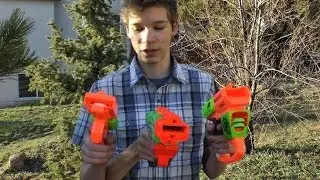 Nerf Proton vs Ripshot vs Ricochet Comparison