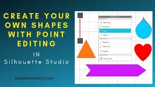 Point Editing in Silhouette Studio