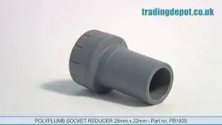 TRADING DEPOT: Polyplumb Socket Reducer 28mm x 22mm - Part no. PB1828