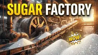 How Sugar Is Made &ndash; Massive Million Tons of Sugar Processing in Factory | Full Industrial Process 