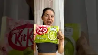 Mood: edible matcha latte 😌 #kitkat #matcha #chocolate #tastetest #crunchy