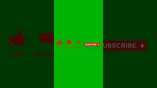 YouTube Like Comment Share Subscribe Animation Green Screen (Free Download)
