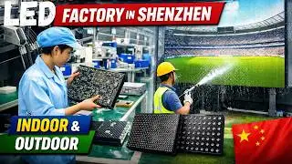Inside Indoor & Outdoor LED Screen Production in Shenzhen 🇨🇳