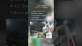 Top 5 NBA Pregame Rituals😮&zwj;💨