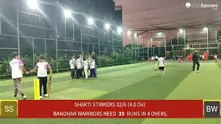 BANDHAN WARRIORS vs SHAKTI STRIKERS live cricket match | GW BROTHERHOOD 2026 live - Gw Turf Navi Mum