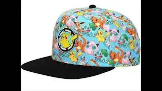 Pokemon Pikachu Rubber Patch Youth Hat