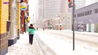 What It's Like to Walk in a Toronto Snowstorm! (-7&deg;C) ❄ | Episode 31