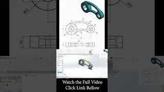 SolidWorks 3D Part Modeling | No Voice Walkthrough | Quick Learning