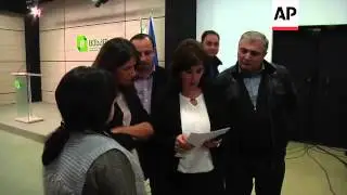 Candidate backed by Georgia's PM wins presidency; electoral commission presser