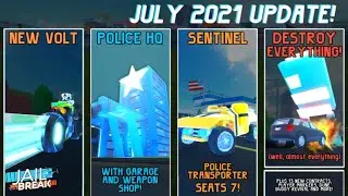 JAILBREAK NEW JULY 2021 UPDATE SHOWCASE! | ROBLOX