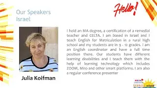 META Summer School 2020 - Day 2 - Julia Koifman