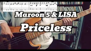 Maroon 5 & LISA - Priceless (Bass Cover) Bass Tabs